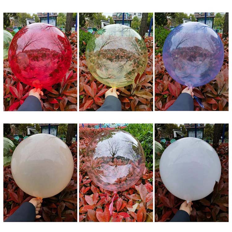 Buntes Kristall -Bobo -Ballon