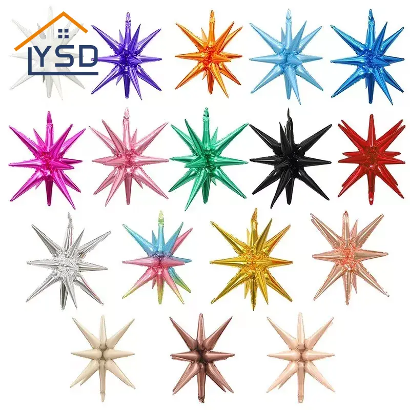 Explodierende Sternenfolienballons