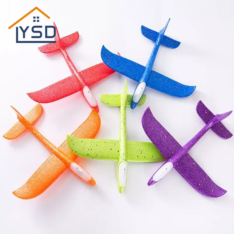 Leuchtendes Handwurfflugzeug