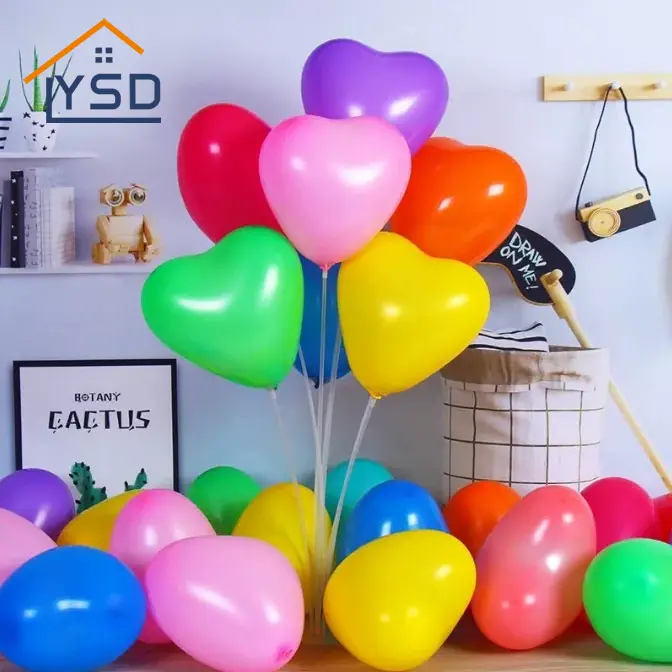 Mattes Herz Latexballon