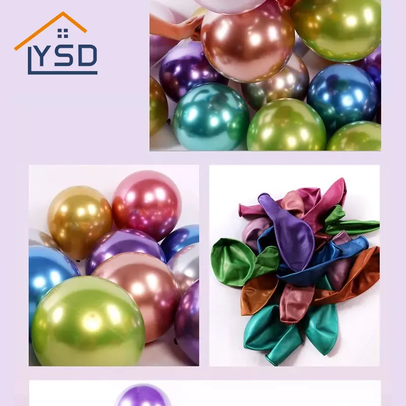 Metall -Latex -Ballon
