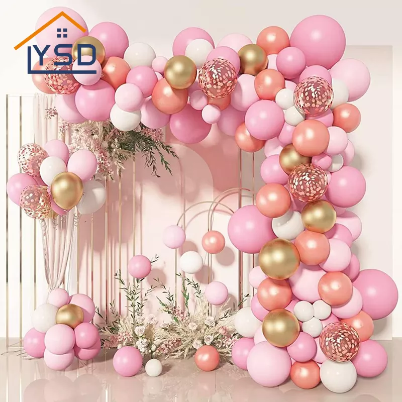 Rosa Ballon -Set