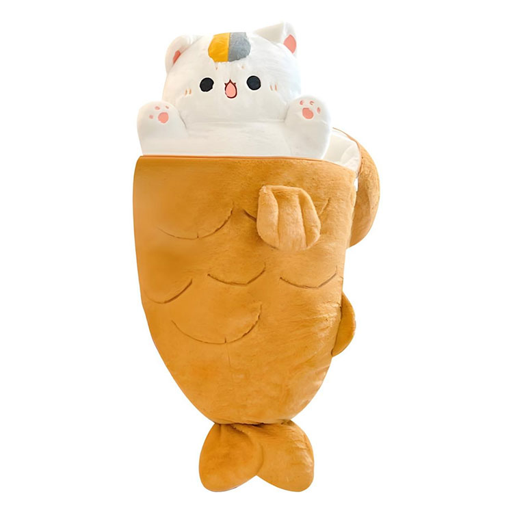 Verstecktes Taiyaki-Katze-Kissen